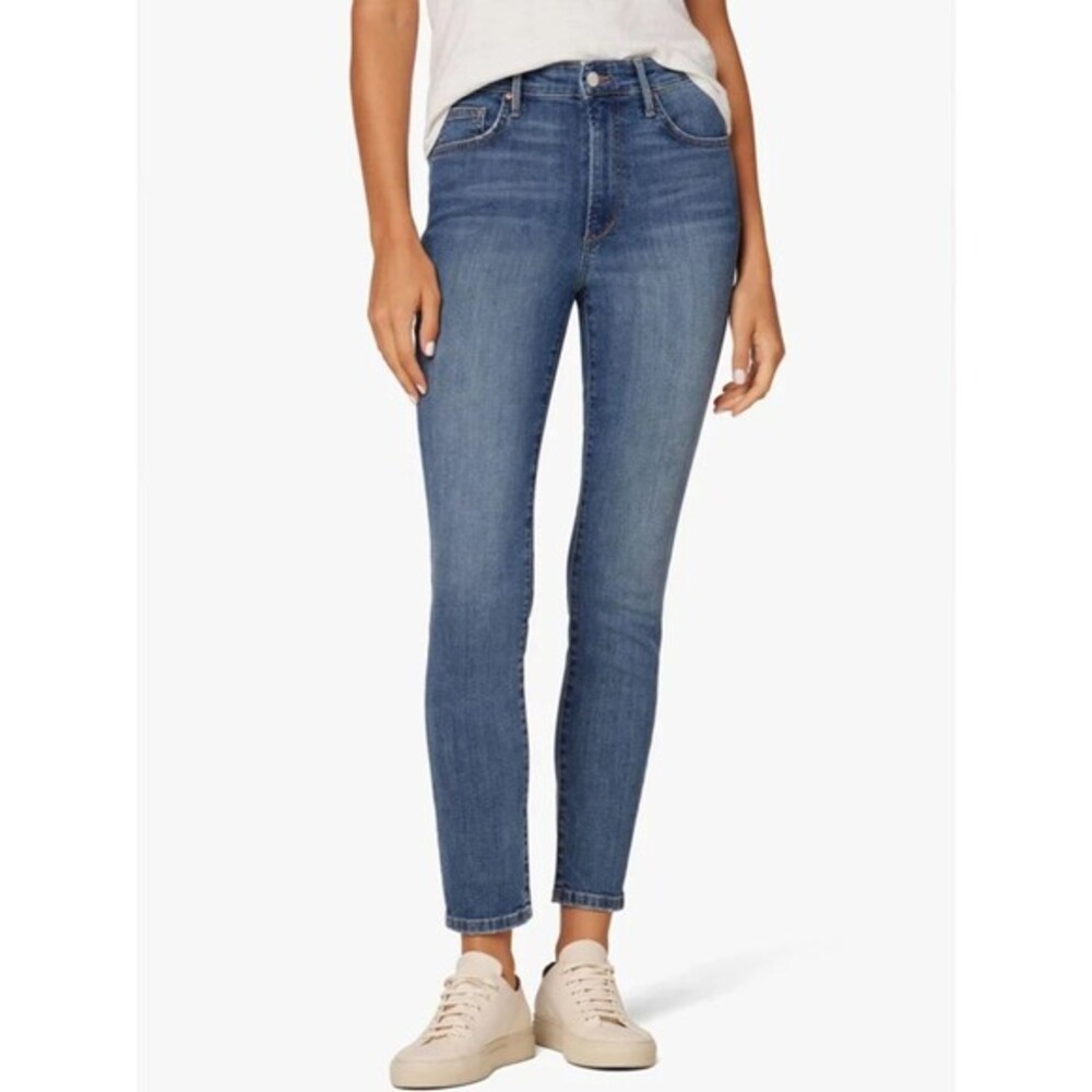 Joe’s Jeans High Rise Skinny Ankle Jeans Medium Wash Size 27 Stretch Denim